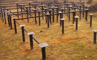 Фундамент на винтовых сваях Костомукша цена от 41992 руб.