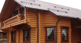 Строительство дома из оцилиндрованного бревна в Костомукше - от 136474 рублей